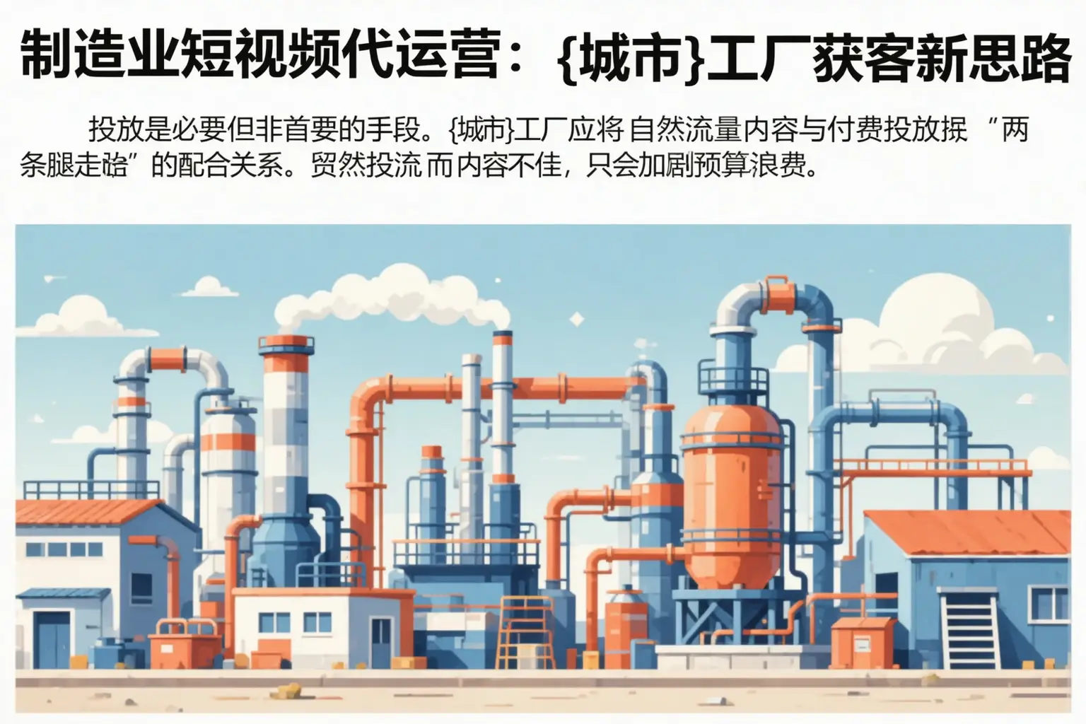 制造业短视频代运营:嵩明工厂获客新思路